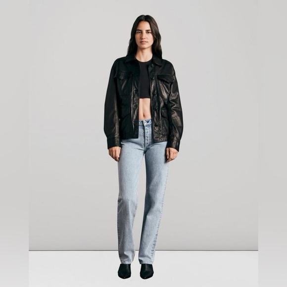 Rag & Bone Piper Low-Rise Straight Jeans Size 31 - Picture 1 of 12